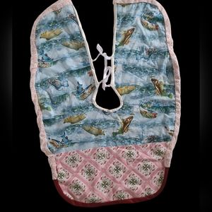 Home Made Baby Bib Cover With Fish